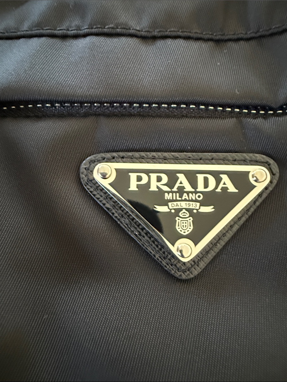 Authentic black Prada  Re/Nylon Track Pants - Picture 4 of 9